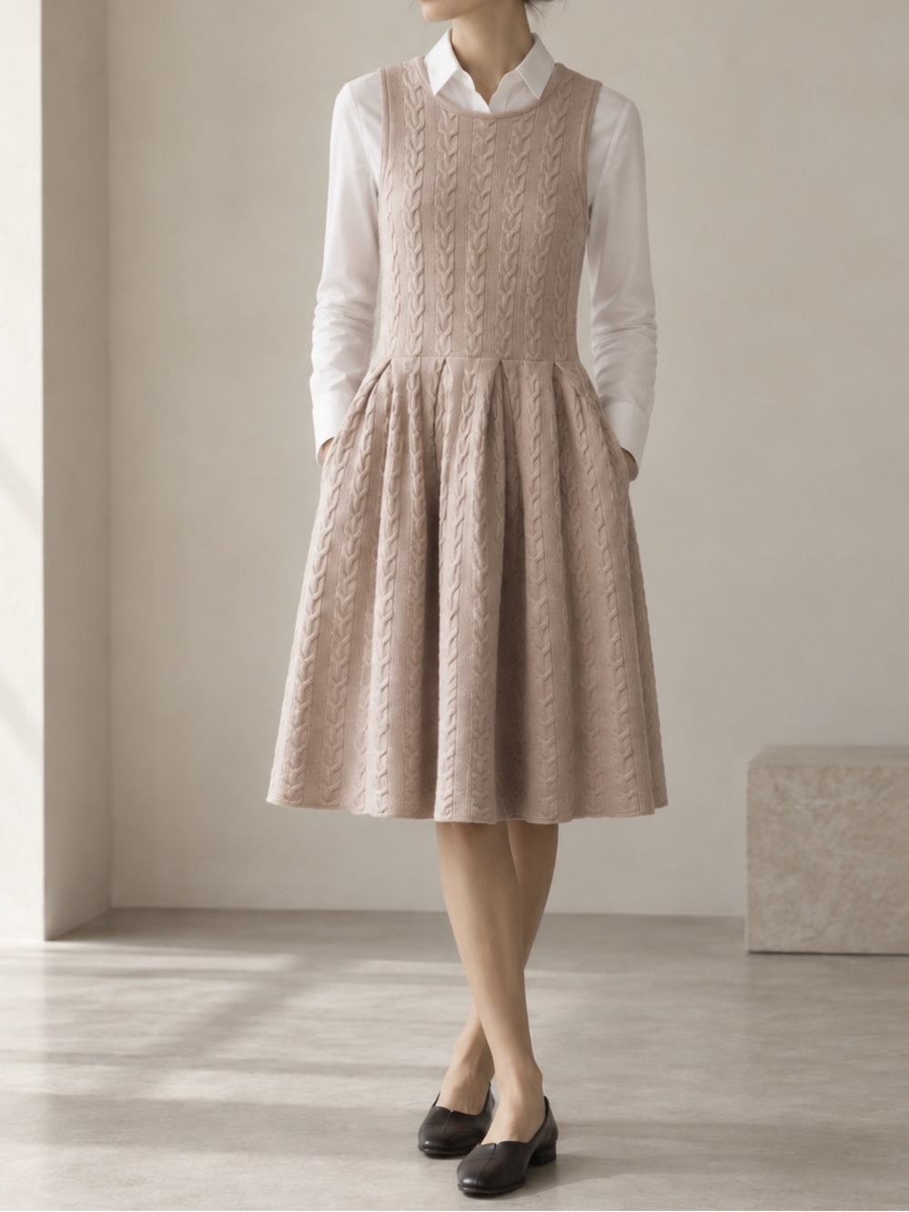 Anthropologie knit dress Size S